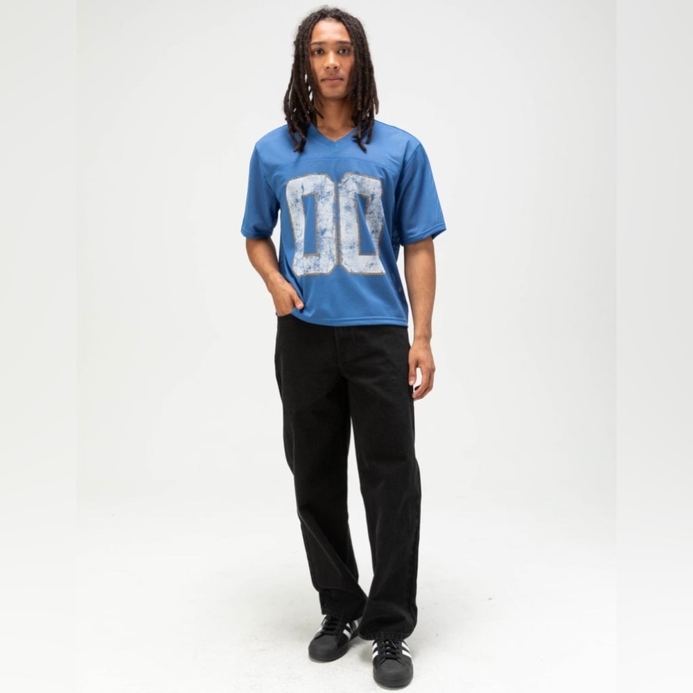 RSQ Men's RSQ Mesh Boxy Football Jersey Size XXL